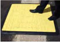 Plaque de sécurité piétons Sodimar - différentes dimensions et capacités jusqu'à 250 kg_0