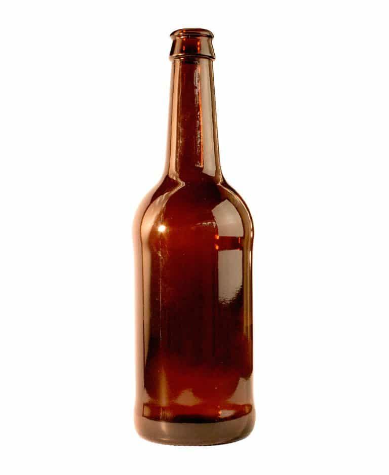Bouteille en verre premium - bière 500ml - couleur ambre - diamètre 75,5 mm - hauteur 247,4 mm_0