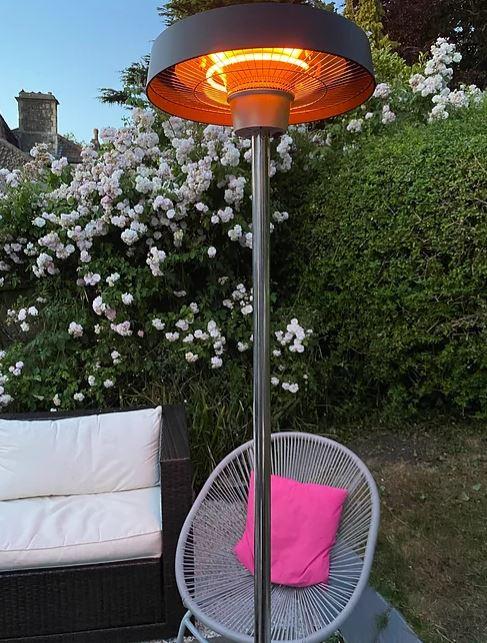 Radiant infrarouge autoportant Infra Floride - 2000W - Protection IP44 - Chauffage de terrasse_0