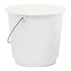 Seau en plastique blanc gradué 10L - Ø 29x26(h)cm. - EMG-600020_0