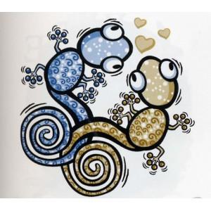 T-shirt enfant Salamandre - col rond - motif personnalisable - tailles 3/4 à 12/14 - marque BC_0