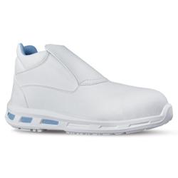 U-Power - Chaussures de sécurité basses hydrofuges et antidérapantes GLACE - Environnements humides - S2 SRC Blanc Taille 44 - 44 blanc matière sy_0