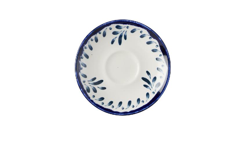 SOUS TASSE ROND MEDITERRANEAN INK PORCELAINE Ø 15,6 CM HARVEST DUDSON