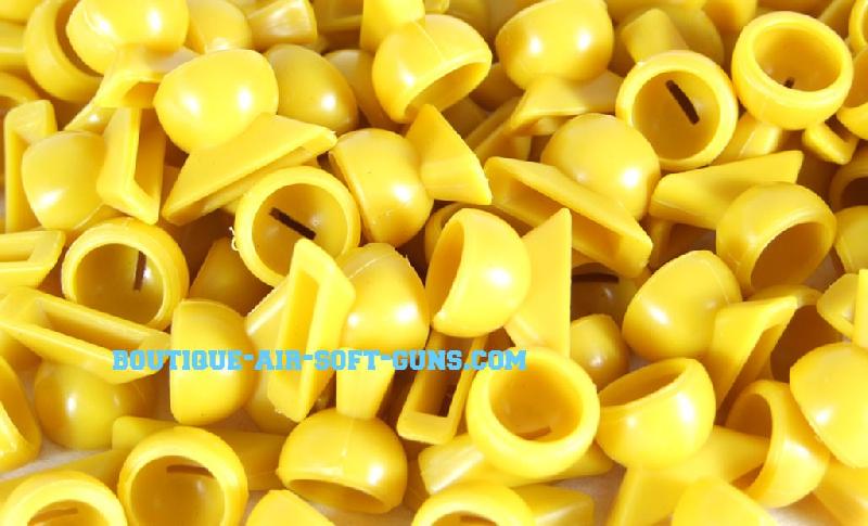 100 BOUCHONS DE MINE À EAU S-THUNDER - JAUNE