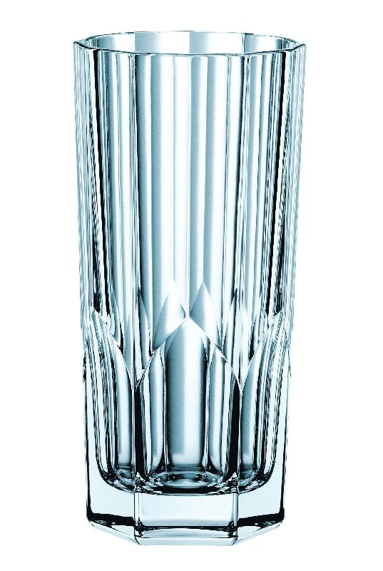 4 grands verres longdrink Aspen - cristal de haute qualité - design classique et sophistiqué_0