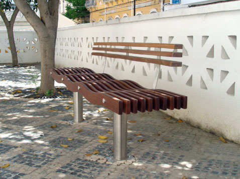 Banc exterieur design serpentine_0