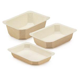 BARQUETTE CARTON SCELLABLE FOOD K® 192X137X27 MM