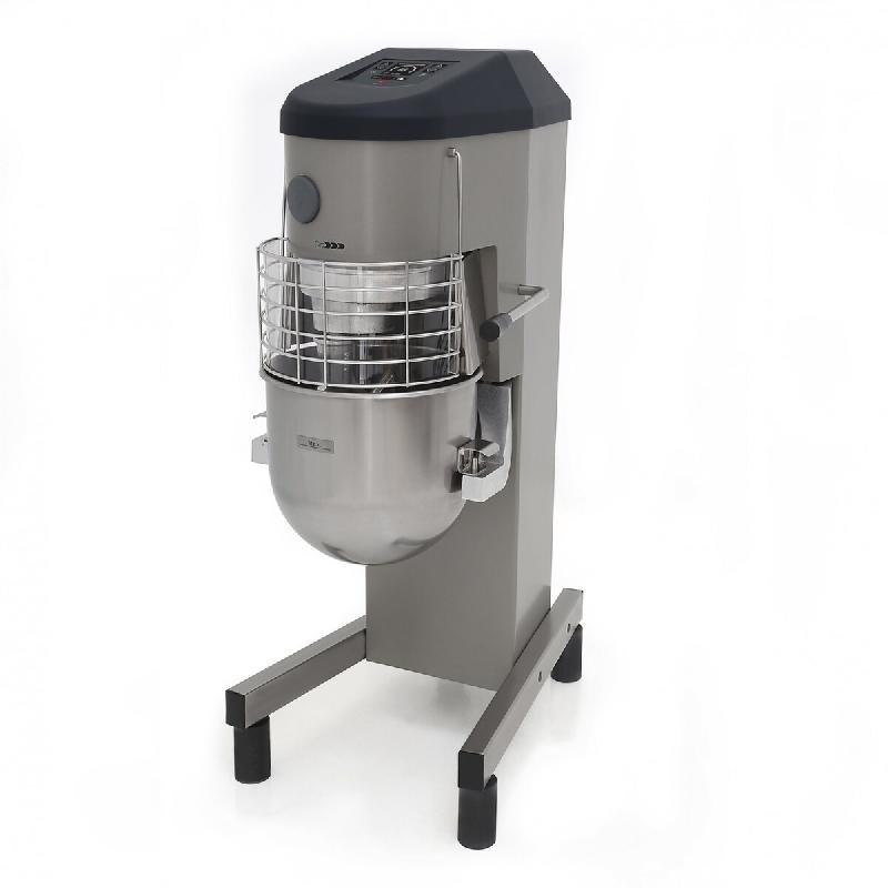 Batteur mélangeur planétaire professionnel sur socle BP-20I avec cuve de 20 litres et colonne en inox 900W 230V | Sammic - inox 1500333_0