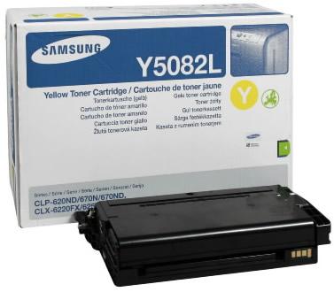 CARTOUCHE TONER JAUNE 4 000 PAGES, SAMSUNG CLT-Y5082L