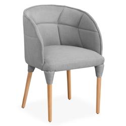 Chaise / Fauteuil Cielo Tissu Gris Clair - 3327480034118_0