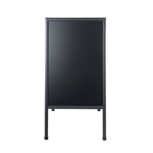 CHEVALET STOP-TROTTOIR EN BOIS NOIR 120 X 60 CM - BI-SILQUE - BI-SILQUE