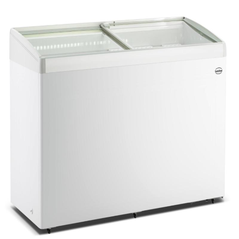 CombiSteel Congélateur bahut couvercle en verre lotte-586 - 7086.0050_0