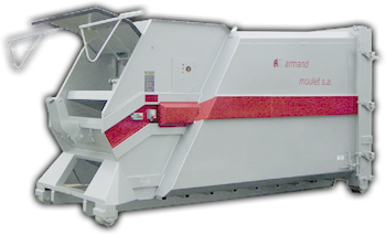 Compacteur à déchets monobloc 1500 P - volume 15 à 20 m3 - compact et étanche_0