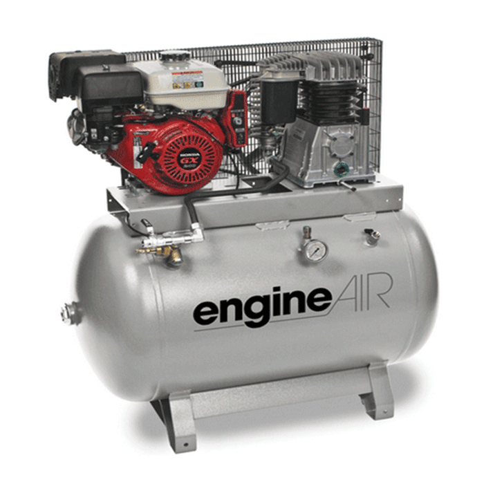 Compresseur d'air thermique ABAC® moteur Honda essence - 270L - 11 CV - démarrage électrique_0