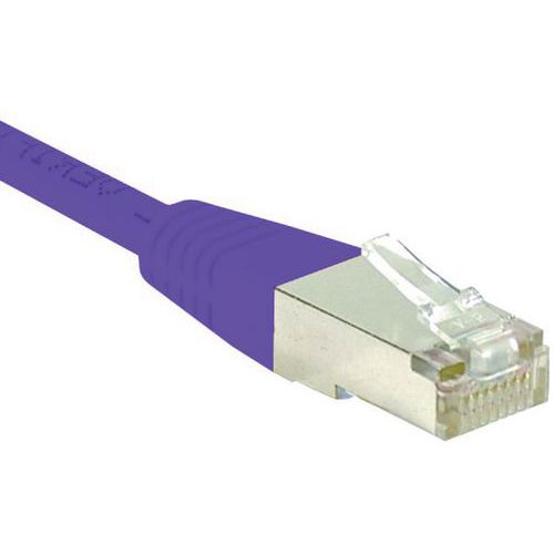 CORDON RJ45 CATÉGORIE 6 S/FTP VIOLET - 5 M - CUC