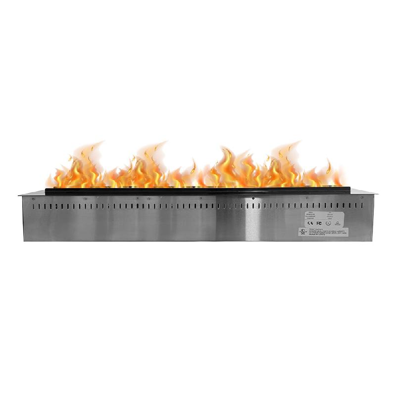 Divina Fire Cheminée Électrique À Vapeur D'Eau 3D App Brûleur À Encastrer 100 Pro-Line - gris 8056157808824_0