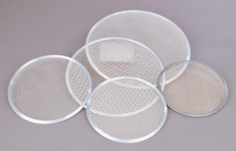 Fond perforé pour cuisson pizza en aluminium - Accessoires de pizzeria professionnelle - DF45_0