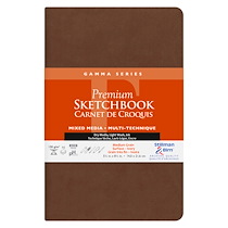 GAMMA SERIES CARNET SOUPLE 46F 21,6X14CM 150G - IVOIRE - LOT DE 2