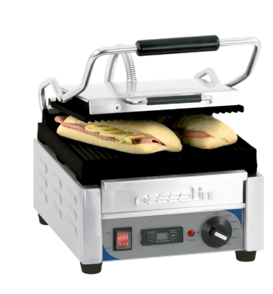 Grill Panini petit premium rainurée/rainurée CGPRRPPT CASSELIN_0