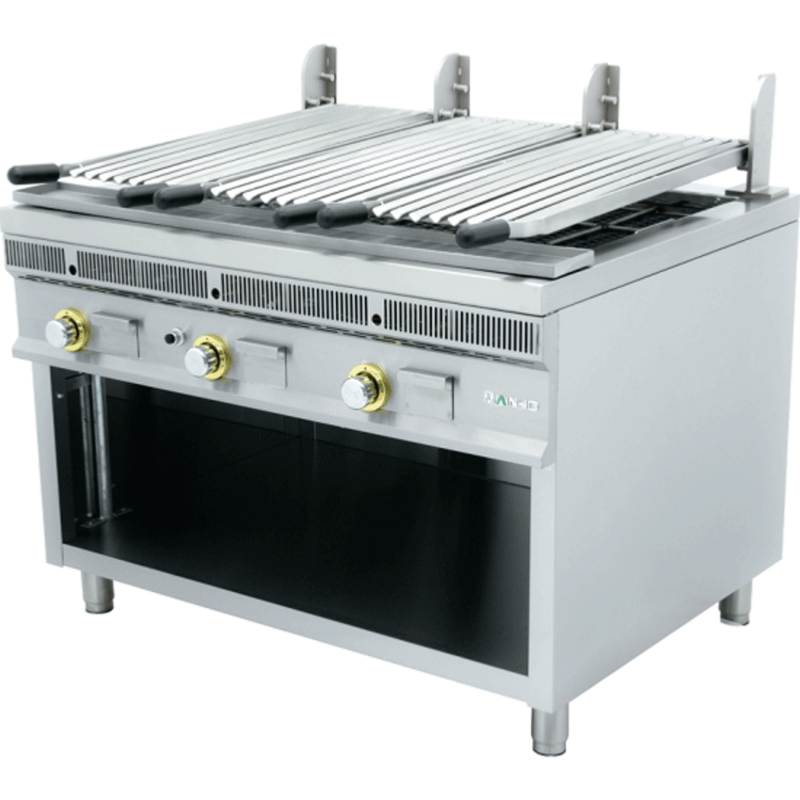 Grill pierre de lave à gaz sur meuble Royal Grill | Mainho -_0