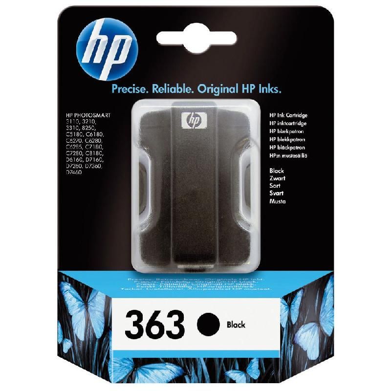 HEWLETT PACKARD CARTOUCHE D'ENCRE 363 (C8721EE) - VIVERA - COULEUR: NOIR