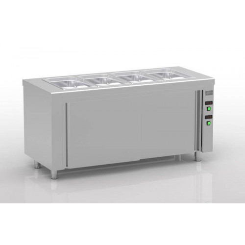 MEUBLE BAIN-MARIE SEC AVEC RÉSERVE CHAUDE ERATOS - 700 X 1600 MM