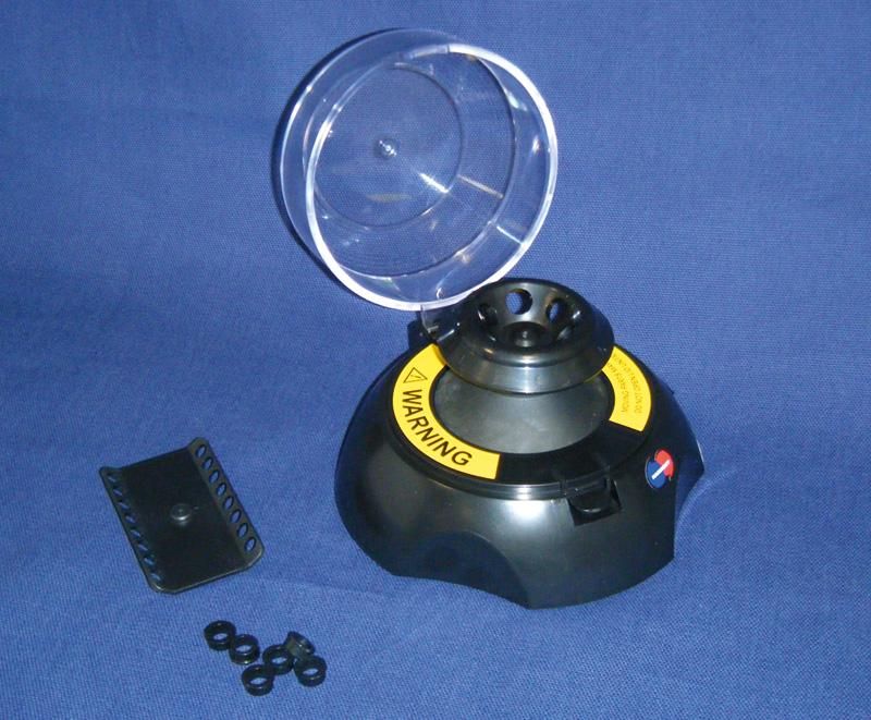 Microcentrifugeuse pour 6 microtubes 1,5 ml / 2 ml (avec adaptateurs)