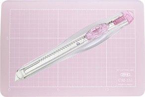 NT KIT CUTTER ET TAPIS DE DÉCOUPE AM350P, ROSE - LOT DE 3
