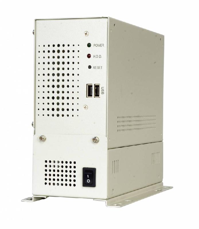 PAC-53GHW-R11/A618B - Boîtier PC industriel 3-Slot half-size Chassis - 180W ATX - Noir - Marque IEI_0