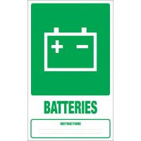 PANNEAU DÉCHETS BATTERIES