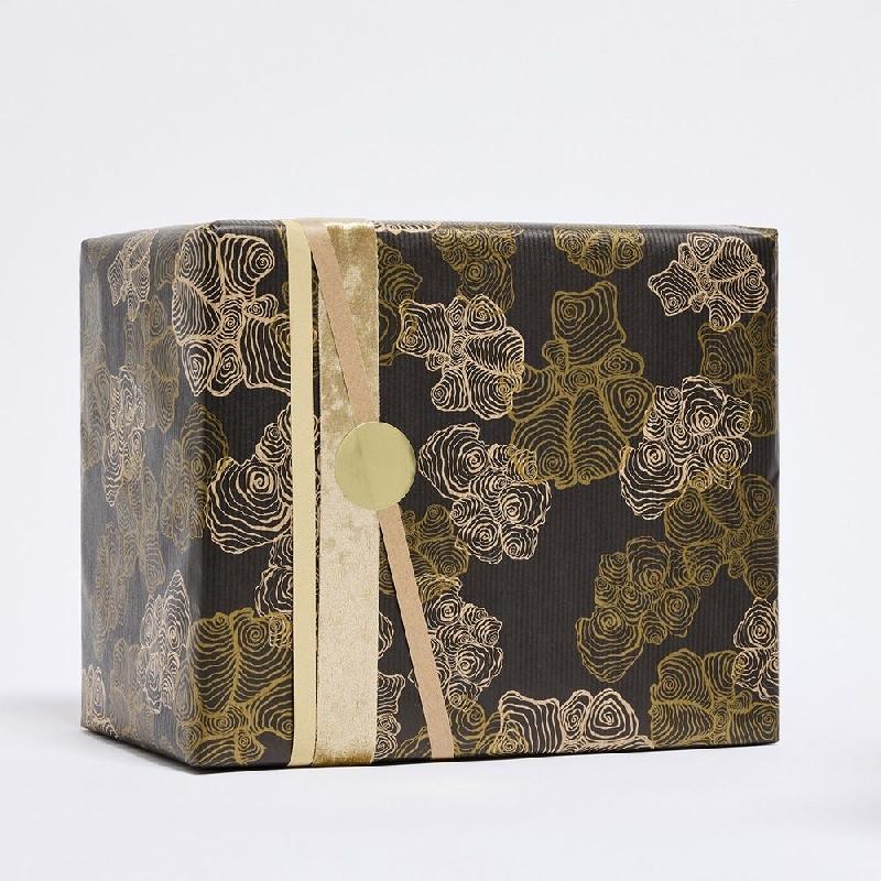 Papier cadeau Spirales cuivres 0,69X50m_0