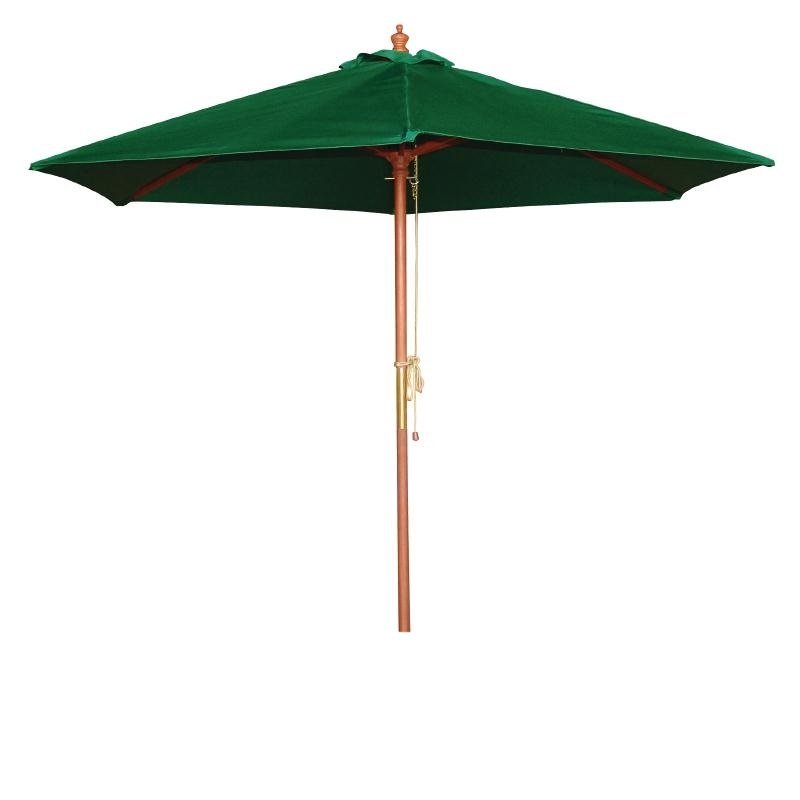 PARASOL BOLERO ROND, VERT, 2,5 MÈTRES