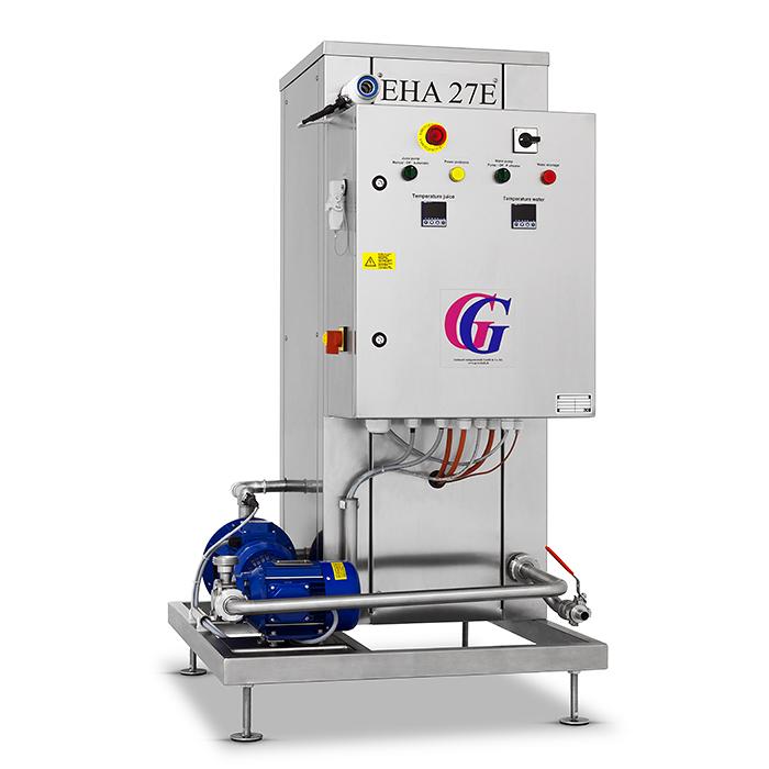 Pasteurisateur électrique auto - PE - 18 kW ou 27 kW - 380 volts - 32 ou 50 ampères - 200-300 L/h_0