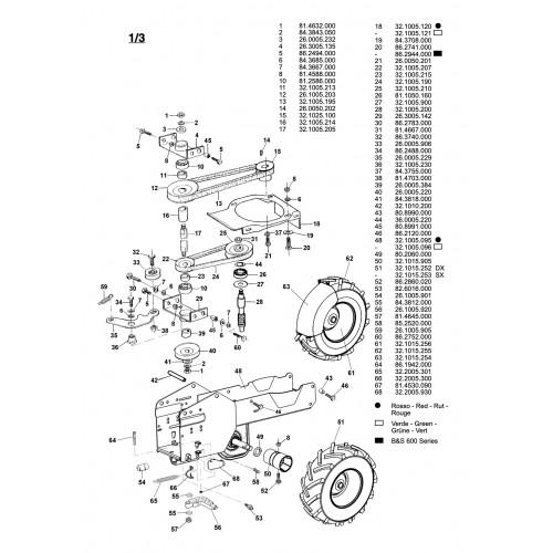 PIÈCE DÉTACHÉE 862944000 POUR CELLULE M210 - B&S 600 SÉRIE - ÉCLATÉ N°1 EUROSYSTEMS