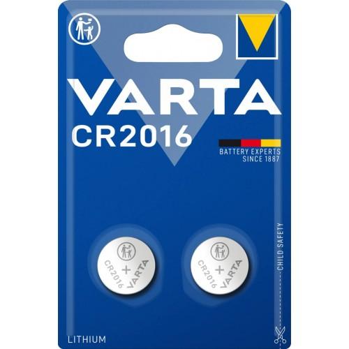 PILE BOUTON - CR2450 - LOT DE 2 - 3V - LITHIUM VARTA