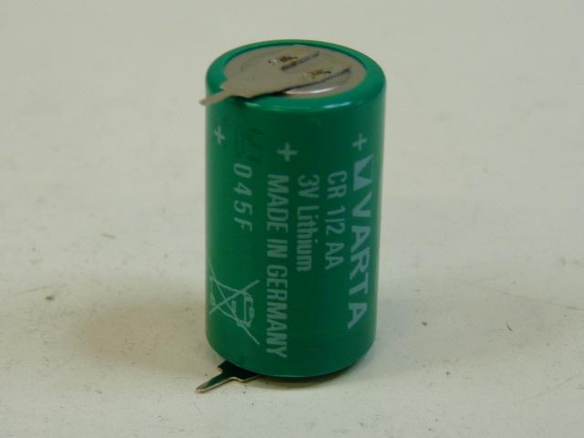 Pile lithium CR1/2AA 3V 950mAh P2 - Marque NX - Quantité 1_0