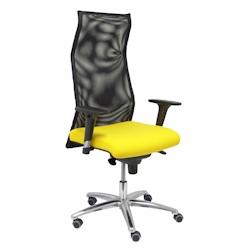 Piqueras y Crespo Address Sahuco fauteuil et siège tapissés en tissu jaune Bali - jaune multi-matériau 13SBALI100_0