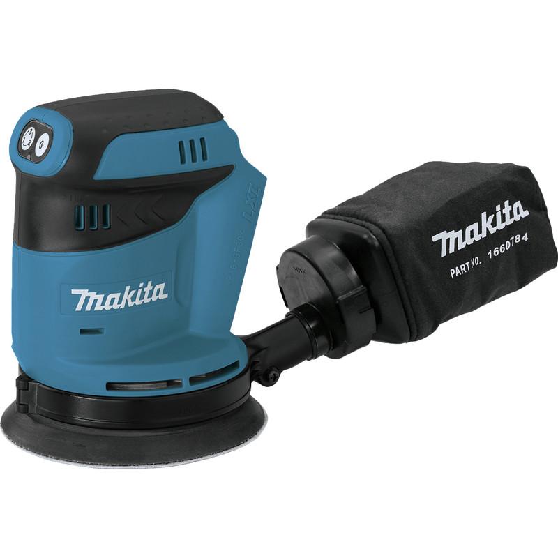 PONCEUSE EXCENTRIQUE SANS FIL DBO180Z MAKITA (MACHINE SEULE) 18V LI-ION Ø125MM