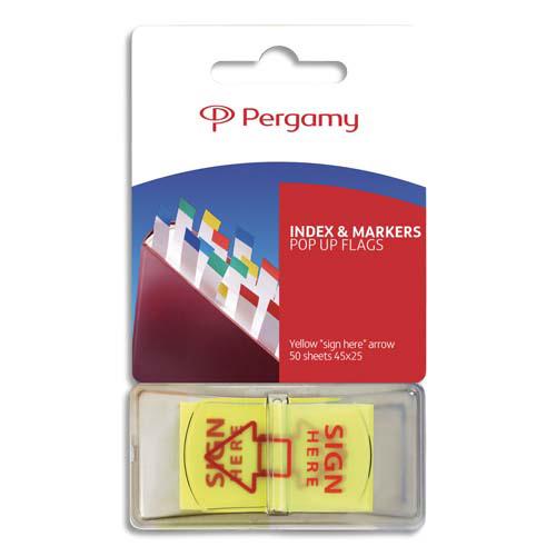 SET DE 50 INDEX MARQUE-PAGES PERGAMY - STANDARDS 2,5 X 4,5 CM - 