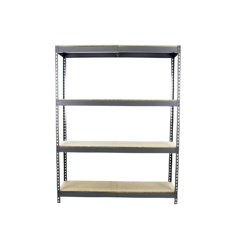 SimonRack Étagères Charge Lourde 2000x1800x600 mm, 4 Niveaux en Bois, 400 kg par Niveau, Structure Acier, Gris/Bois - Ecoforte - gris métal 8435104_0