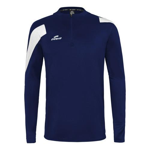 SWEAT 1/2 ZIP ACTION - ELDERA - MARINE/BLANC
