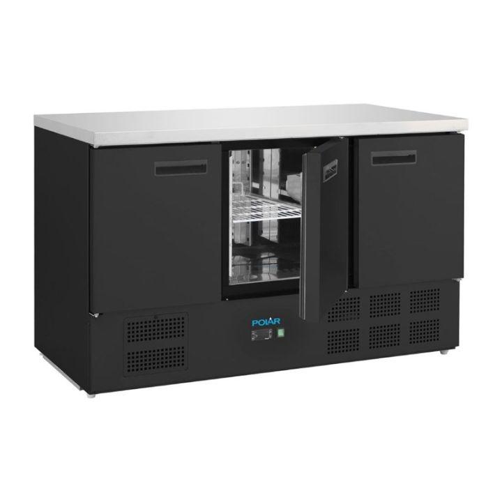 Table réfrigérée positive 3 portes, noire - 400 L GN 1/1, 235 W - MONO_0
