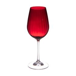 Verre à pied rouge Santa 35 cl x6 -  Rond Cristallin Table Passion 6x6 cm - rouge 3106233801494_0