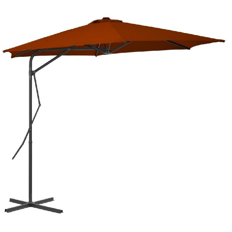 VidaXL Parasol de jardin avec mât en acier terre cuite 300x230 cm Modèle Helios Panorama Advance Plus - 312519_0