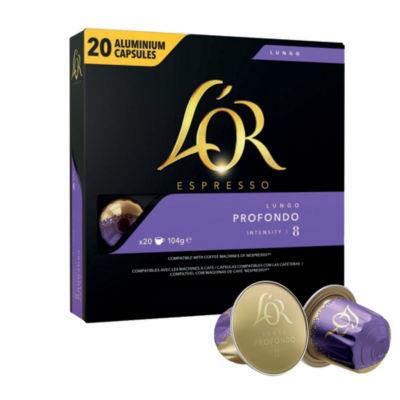 20 capsules de café L'Or EspressO Lungo Profondo_0