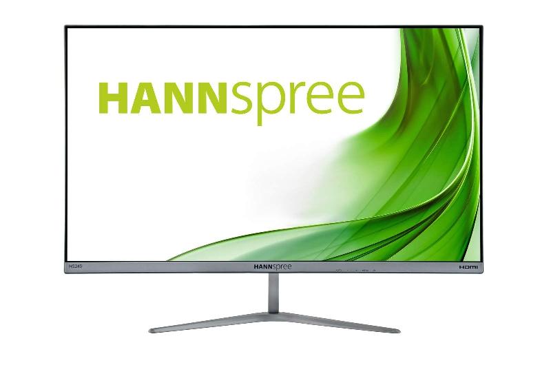 HANNSPREE Moniteur HS245HFB LED - Écran 60,45 cm (23,8'') - Titan Gris - Full HD, HSP-IPS, 5 ms, 250 cd/m², HDMI, VGA_0