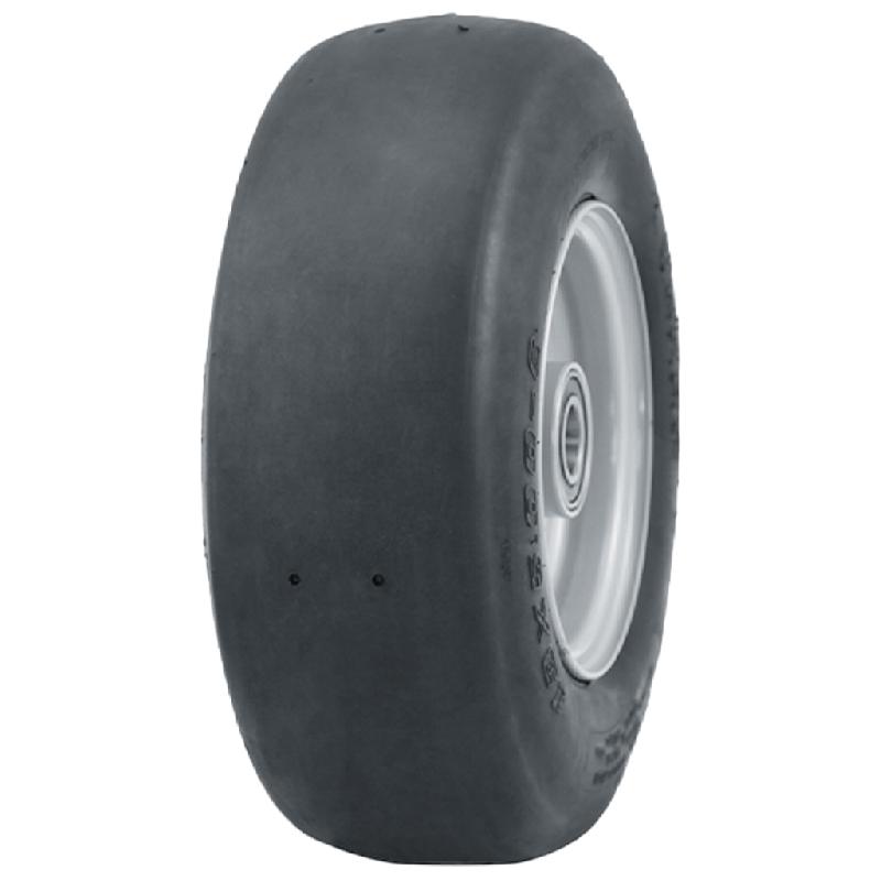 9x3.50-4 4ply pneu lisse sur jante BB 20mm - chariot - kit remorque - foin bob turner te_0