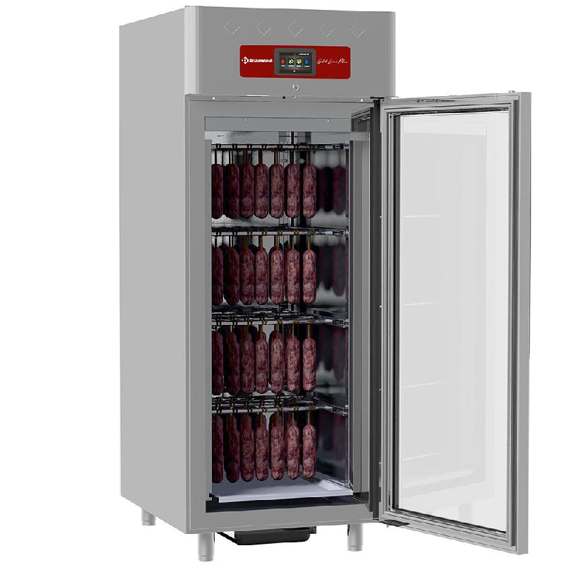 Armoire de maturation pour charcuterie 850 lit. Ventilée 1 porte vitrée 20x gn 2/1 - AL4S/FGS_0