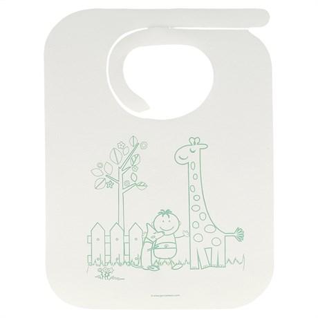 BAVOIR ENFANT 50 G/M² + PE 23X31 CM AIRLAID BLANC (VENDU PAR 100)