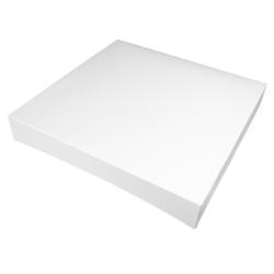 Boîte Gâteau Économique - Carton - 32 x 32 x 5 cm - par 50 - blanc en carton 3760394091691_0